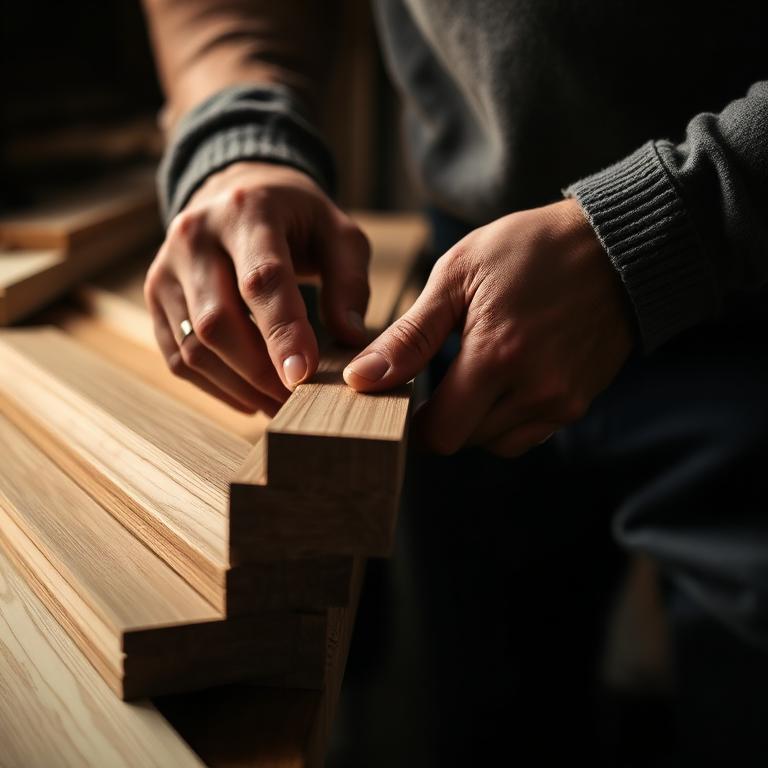 Hand-Selecting Wood